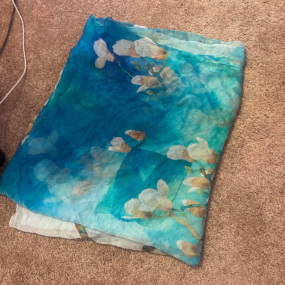 Blue Scarf - Picture 1 of 3